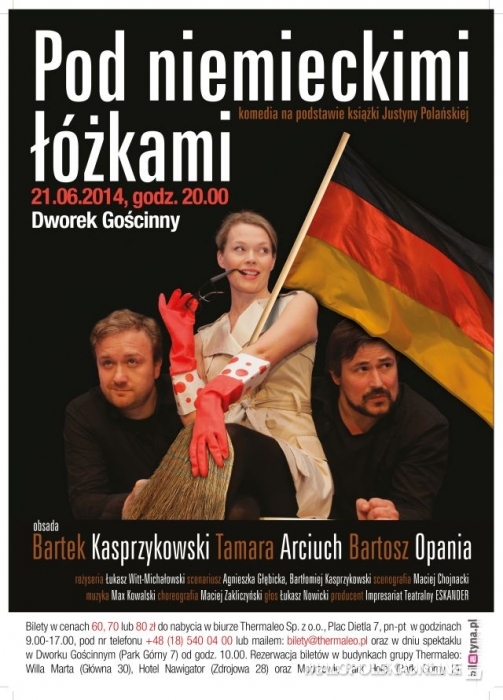 Spektakl "Pod niemieckimi łóżkami" w Dworku Gościnnym w Szczawnicy