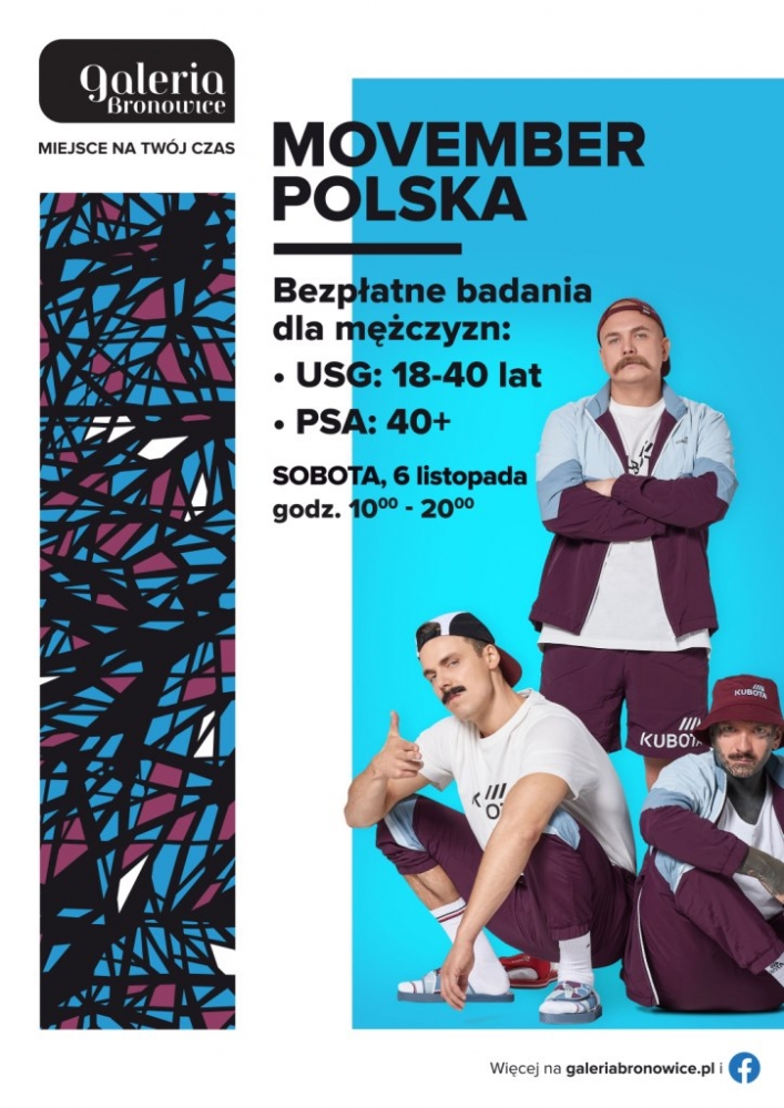 Akcja Movember w Krakowie - bezpłatne badania przesiewowe dla mężczyzn  
