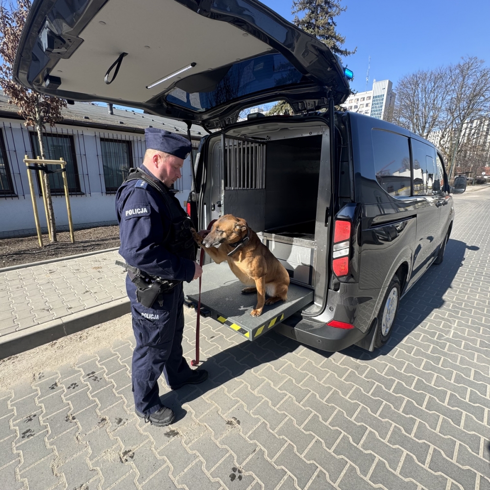 Nowe radiowozy do przewozu psów