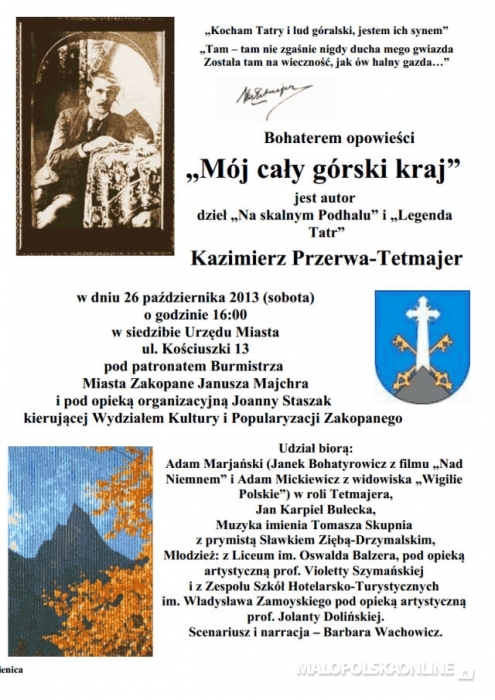 Opowieść Barbary Wachowicz o Tetmajerze