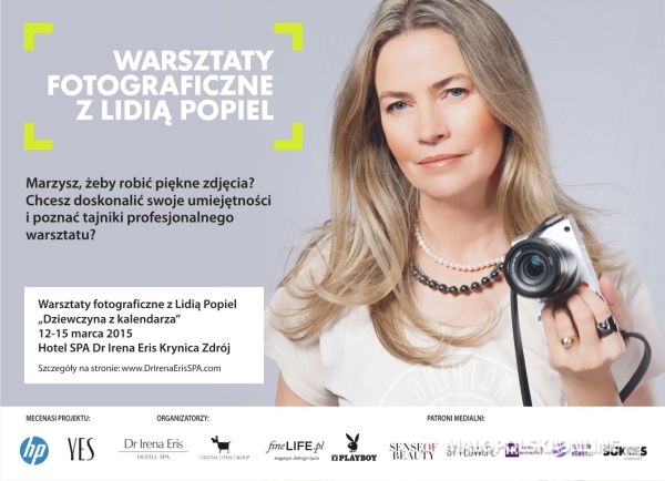 Warsztaty z Lidią Popiel „DZIEWCZYNA Z KALENDARZA”