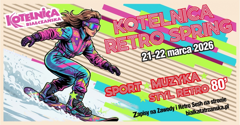 Retro klimat i sportowe emocje na zakończenie sezonu. Kotelnica zaprasza na wyjątkowe wydarzenie