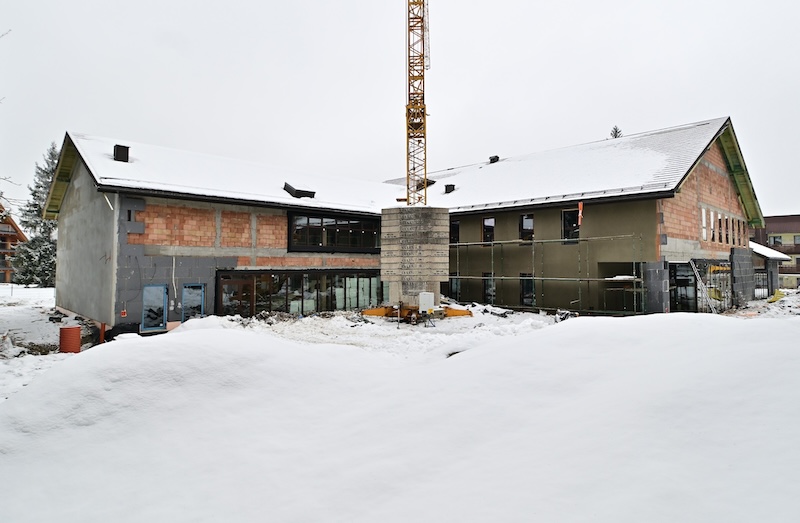 Wizyta minister na budowie pierwszego publicznego żłobka w Zakopanem