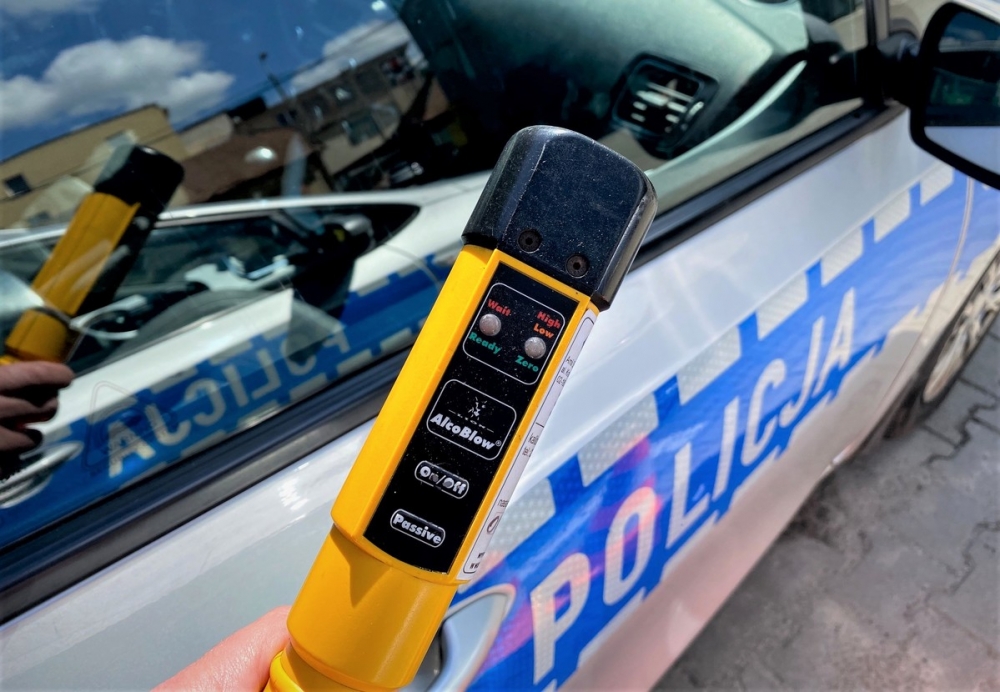 Nietrzeźwy motocyklista zatrzymany przez policjantów