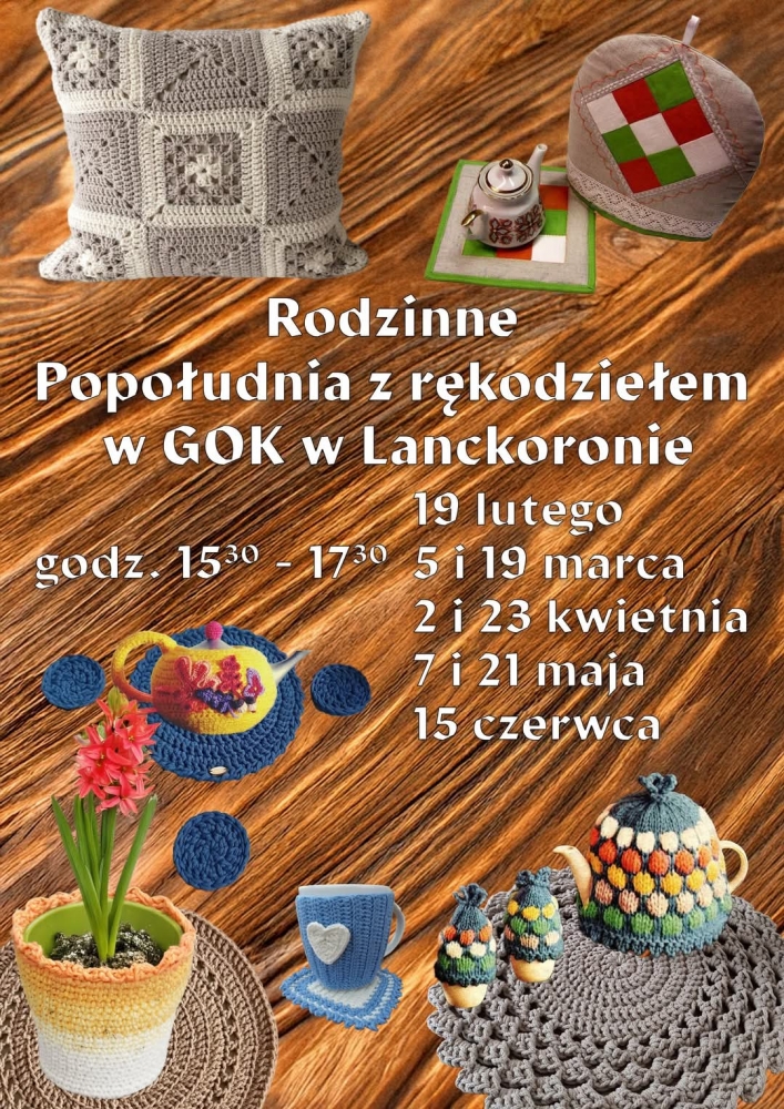 Rodzinne Popołudnia z rękodziełem w GOK w Lanckoronie