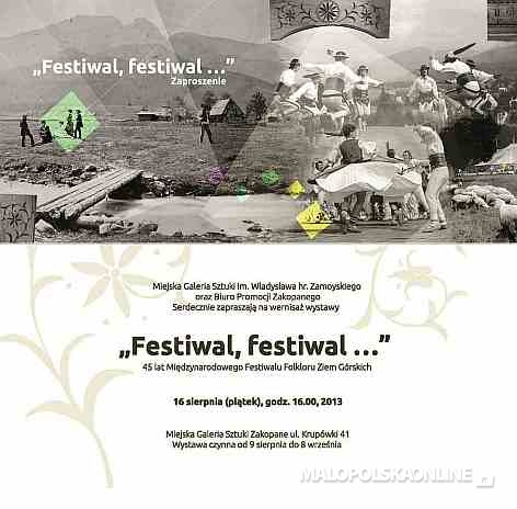 „Festiwal, festiwal...” - wystawa z okazji 45. MFFZG