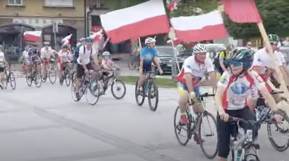Rajd Konstytucji 3 Maja i Święta Flagi Polskiej (video)