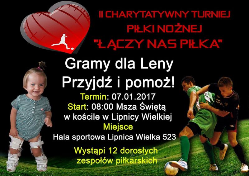II Charytatywny turniej piłki nożnej „Łączy nas piłka” w Lipnicy Wielkiej