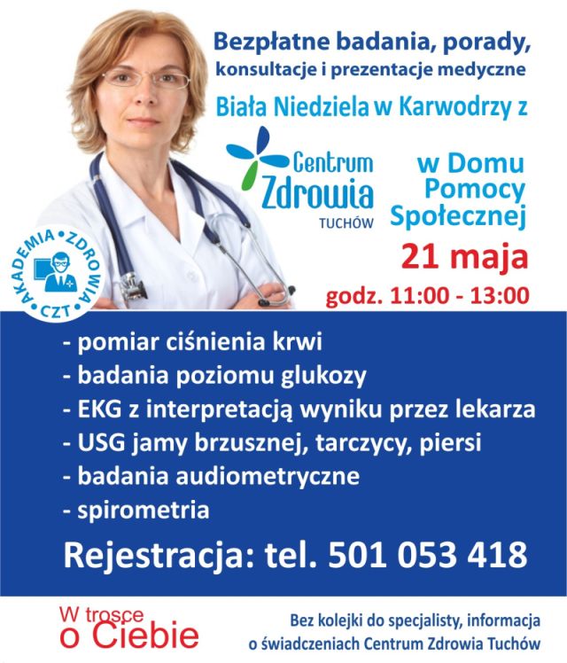 Biała Niedziela z Centrum Zdrowia Tuchów w Karwodrzy