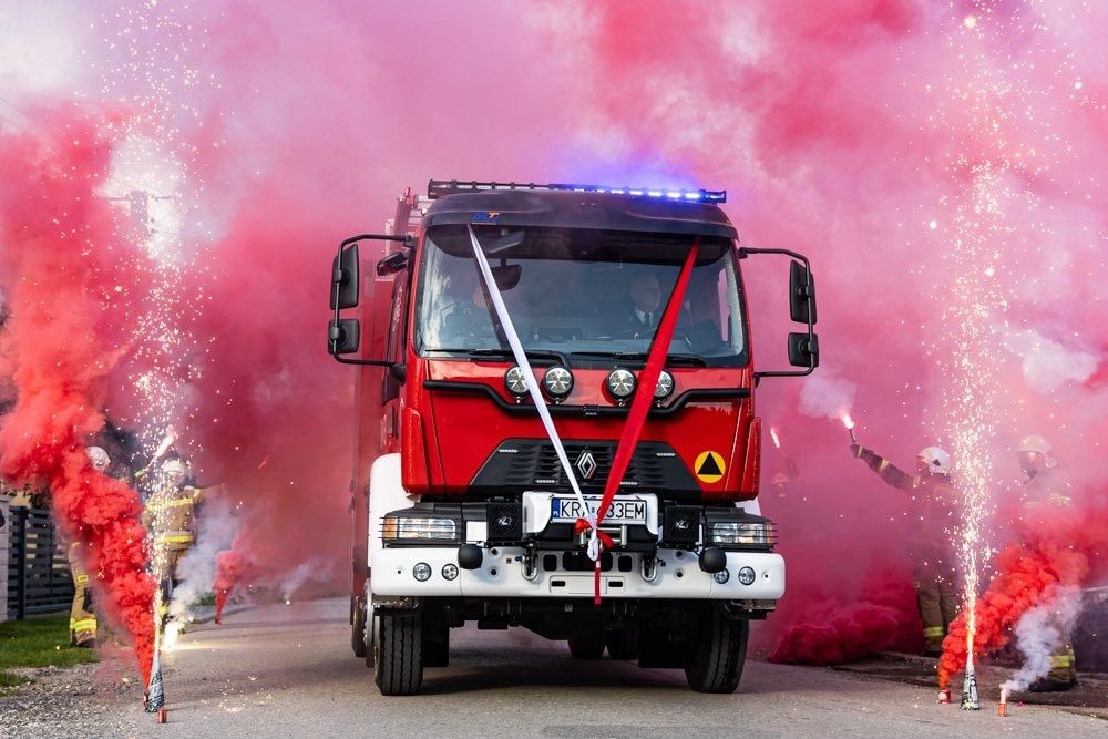 Nowy wóz strażacki dzięki Bezpiecznej Małopolsce