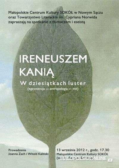 W dziesiątkach luster - spotkanie poetyckie z Ireneuszem Kanią