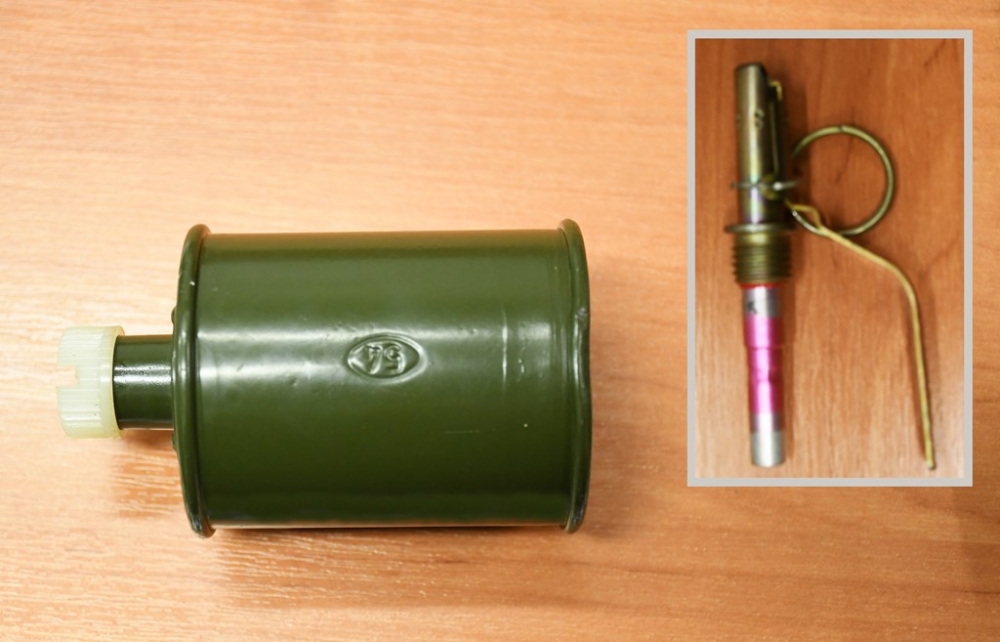 Granat zneleziony podczas sprzątania