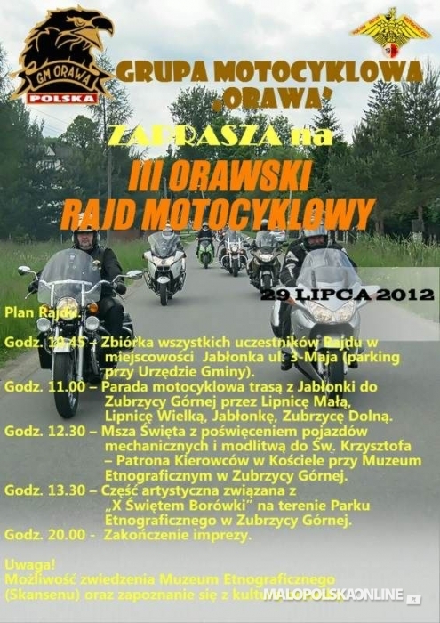 III Orawski Rajd Motocyklowy