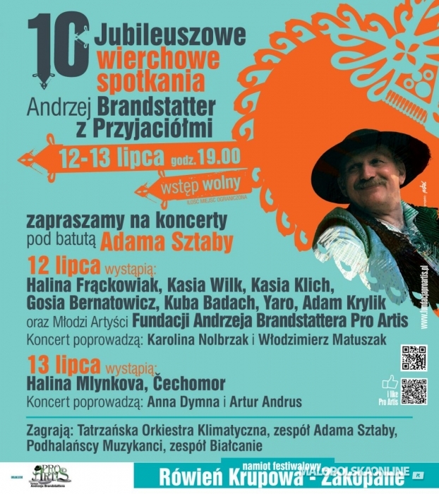 10-lecie Wierchowych Spotkań - Andrzej Barndstatter z przyjaciółmi
