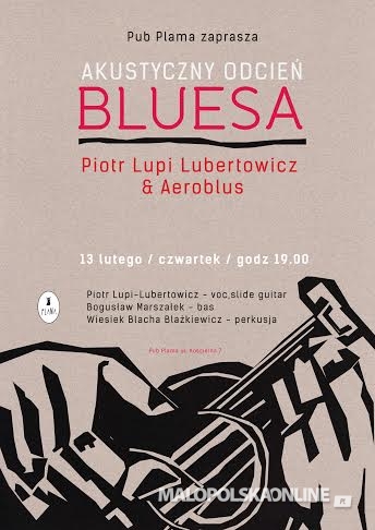 Pub Plama zaprasza na koncert "Akustyczny Odcień Bluesa"