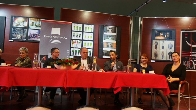 Konferencja prasowa poświęcona premierze „Normy" V. Belliniego (zdjęcia)