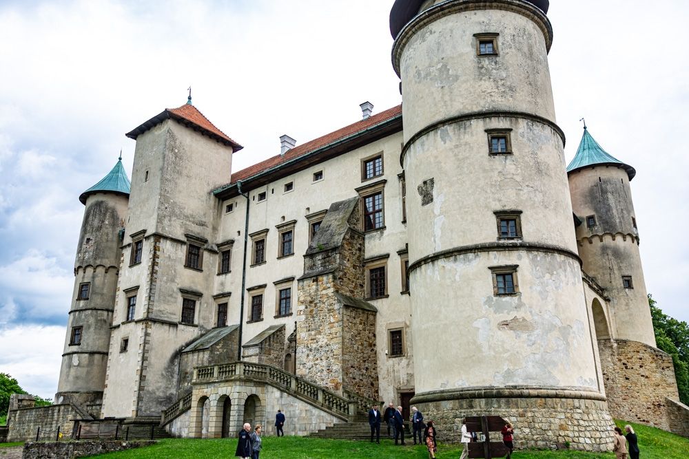 Remont na Zamku w Wiśniczu