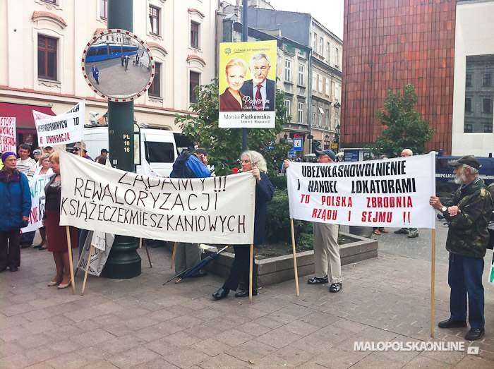 Protest lokatorów i osób wywłaszczonych (zdjęcia)