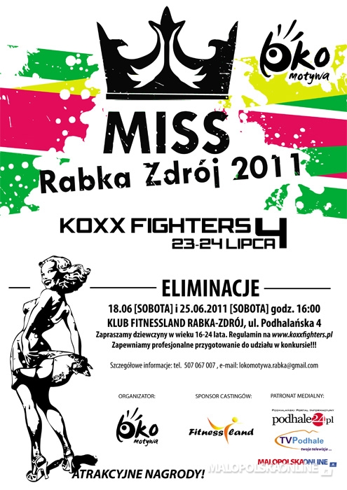 Eliminacje do Miss Rabka-Zdrój 2011 (18 i 25 czerwca)