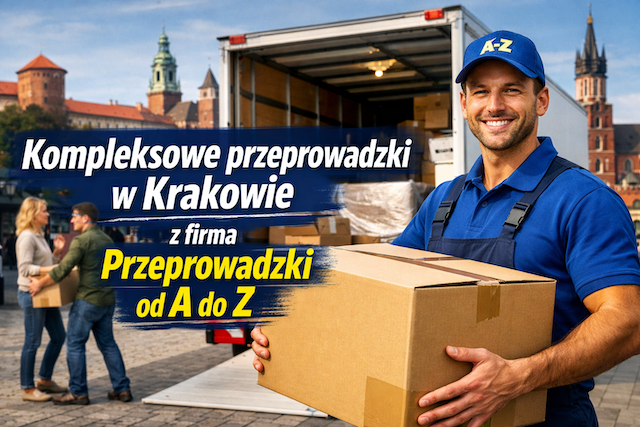 Sprawdź, jak wyglądają kompleksowe przeprowadzki w Krakowie z firmą Przeprowadzki od A do Z