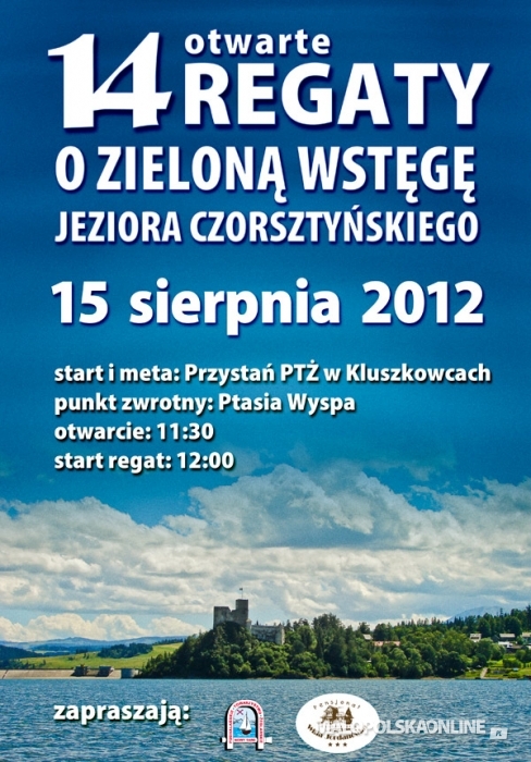 XIV Otwarte Regaty "O Zieloną Wstęgę Jeziora Czorsztyńskiego"