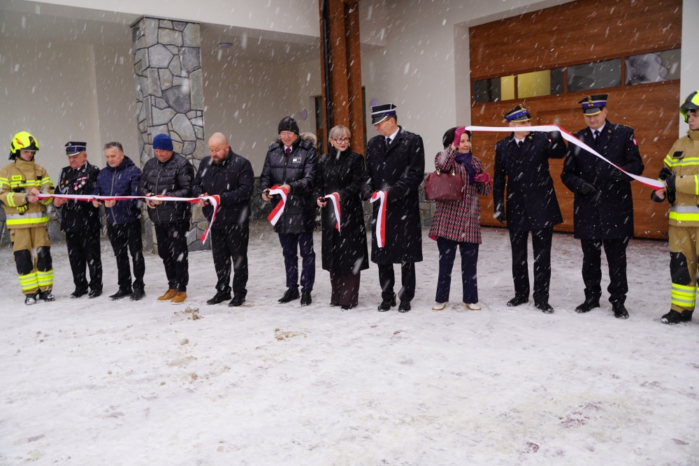 Nowa remiza w Sromowcach Niżnych (zdjęcia)