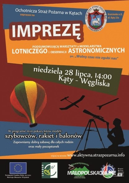 Ochotnicza Straż Pożarna w Krościenku – Kątach zaprasza na plenerową imprezę podsumowującą realizowany projekt unijny