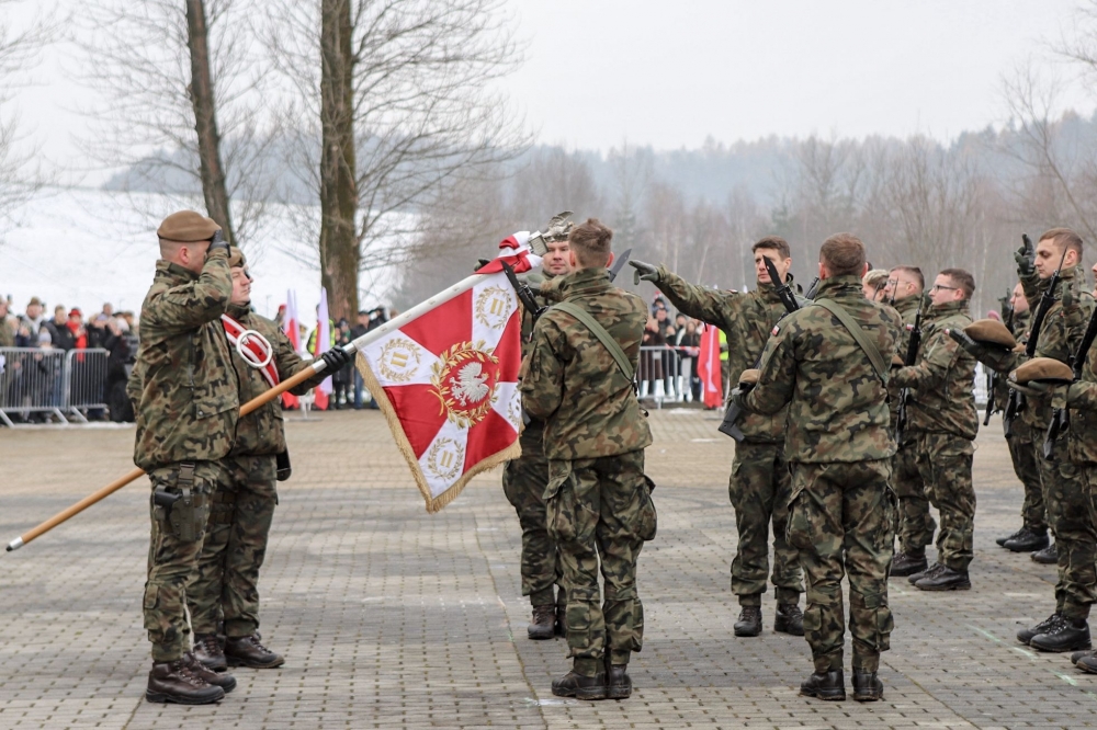 Uroczysta przysięga żołnierzy 11 Małopolskiej Brygady Obrony Terytorialnej