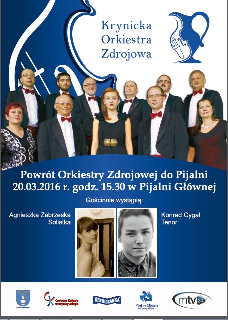 Krynicka Orkiestra Zdrojowa znów będzie koncertować w Pijalni Głównej