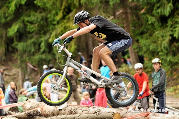 Trial rowerowy w Nowem Bystrem - wyniki i zdjęcia