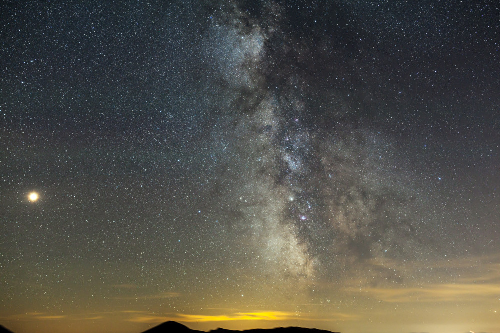 Deszcz meteorów widziany z Kasprowego Wierchu