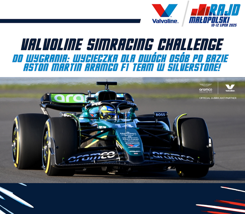 Realne emocje i wirtualne wyścigi, czyli Valvoline Simracing Challenge podczas Valvoline Rajdu Małopolski