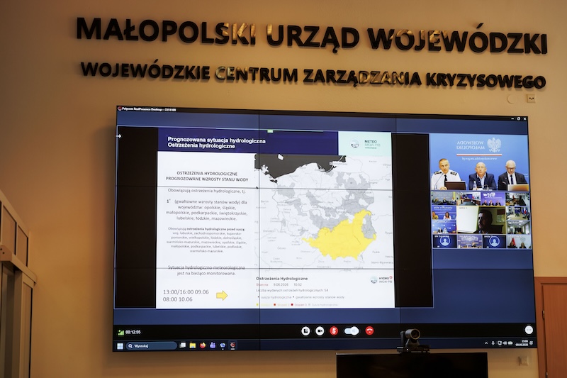 Burze nad Małopolską. Wojewoda zwołał sztab kryzysowy, mieszkańcy otrzymali alert RCB