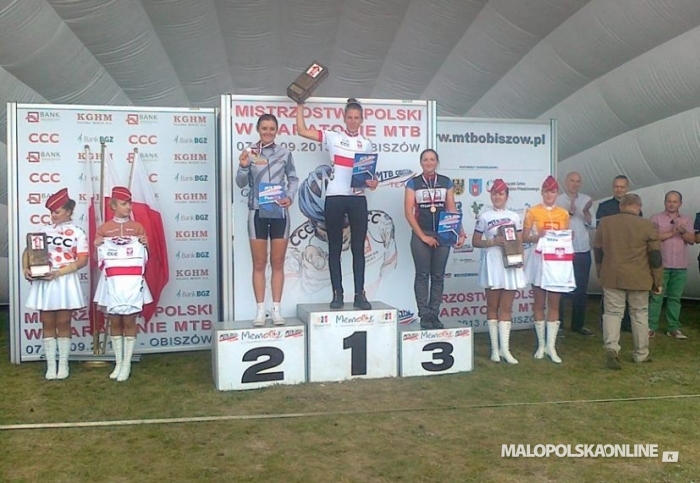 Stefania Staszel najlepszą "orliczką" na mistrzostwach Polski w maratonie MTB