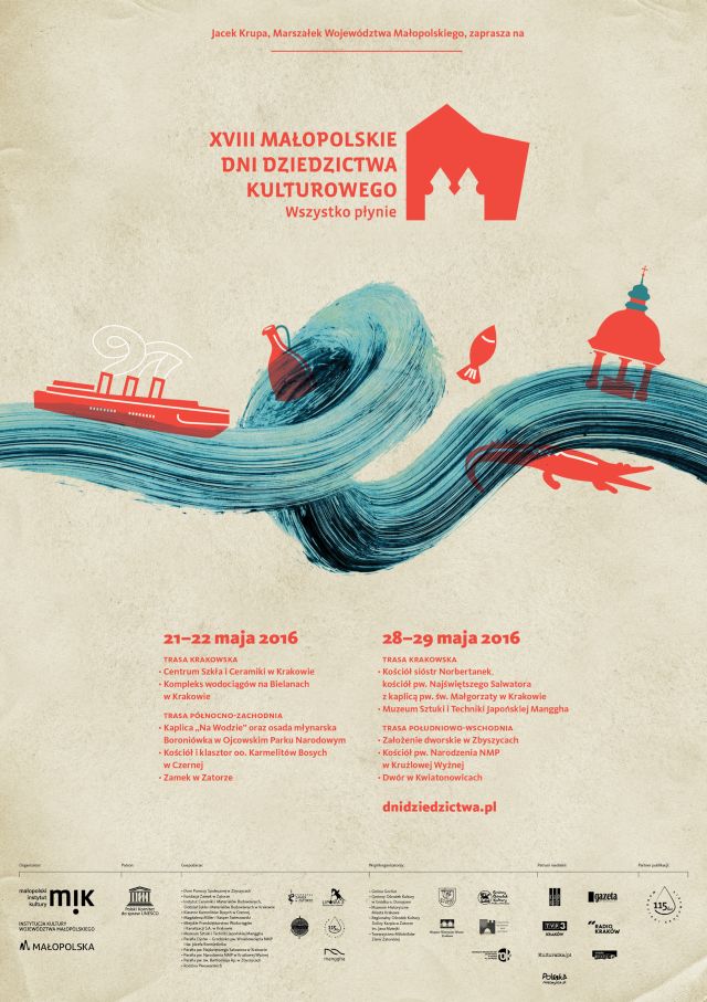 XVIII Małopolskie Dni Dziedzictwa Kulturowego. Wszystko płynie
