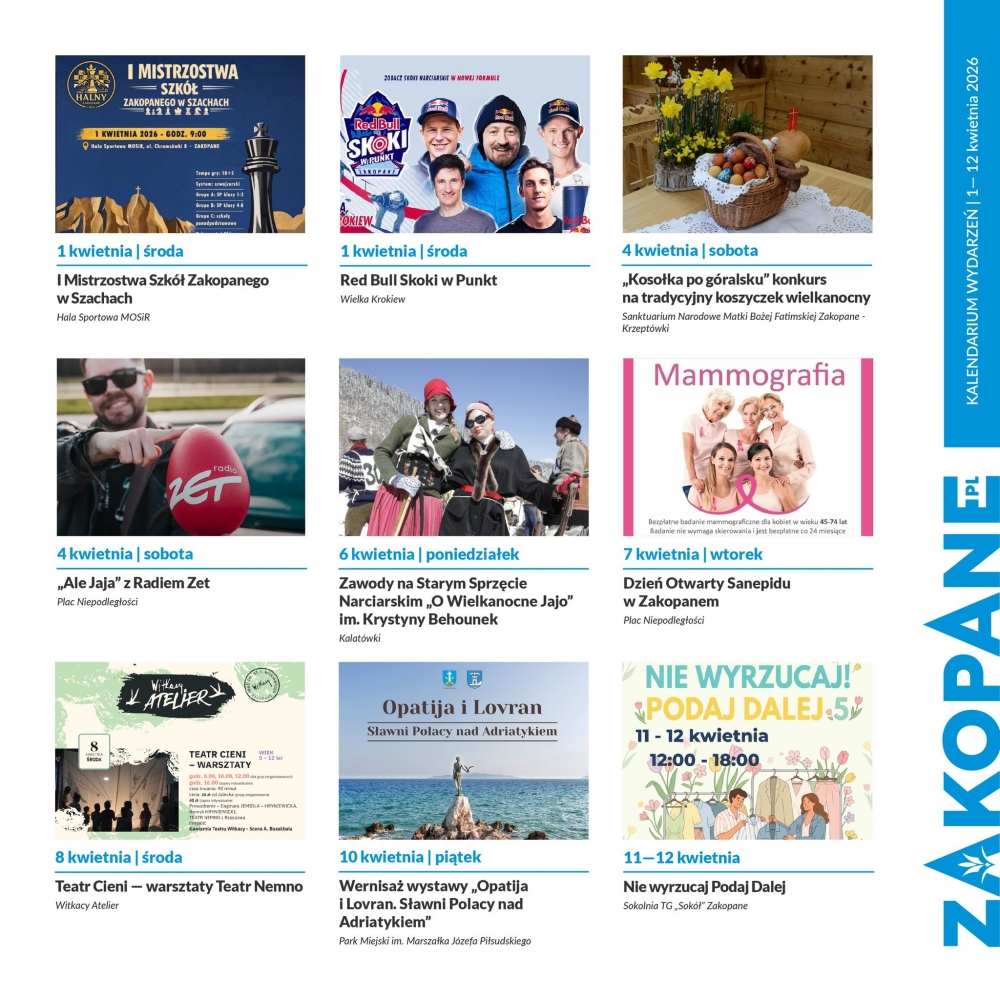 Na afiszu: Kwiecień pełen wydarzeń