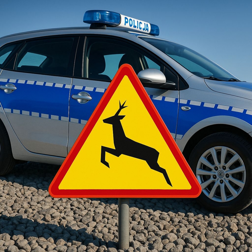 Uważajmy na dzikie zwierzęta na drodze - jesień to szczyt ryzyka