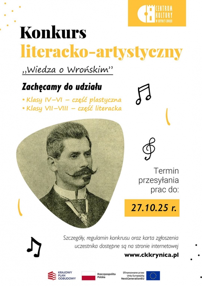Konkurs literacko-artystyczny „Wiedza o Wrońskim”