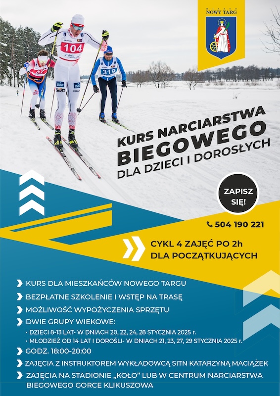 Kurs biegówek dla nowotarżan