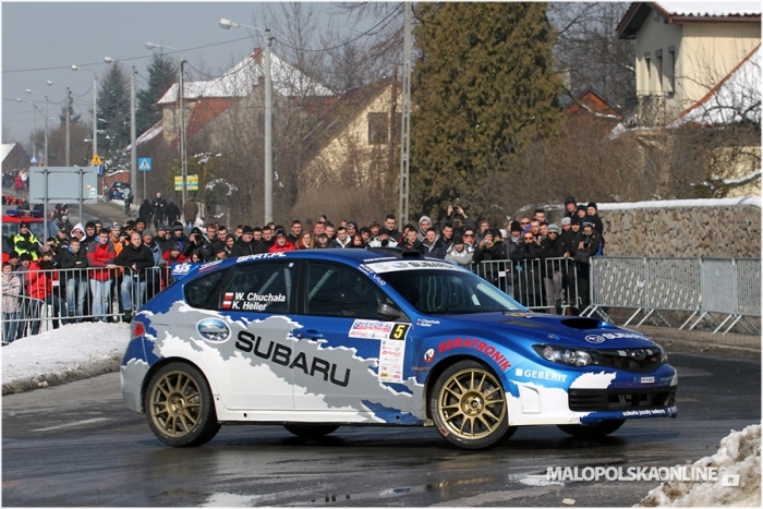 Subaru Poland Rally Team 0,1 sekundy za podium