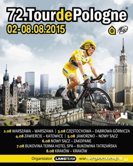 72 Tour de Pologne - trasy przejazdu 