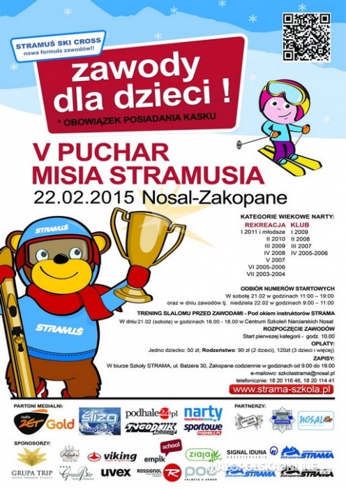 V Puchar Misia Stramusia - zawody narciarskie dla najmłodszych