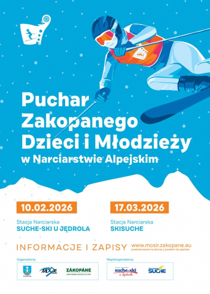Trwają zapisy na Puchar Zakopanego Dzieci i Młodzieży. Młodzi narciarze znów staną do rywalizacji pod Tatrami