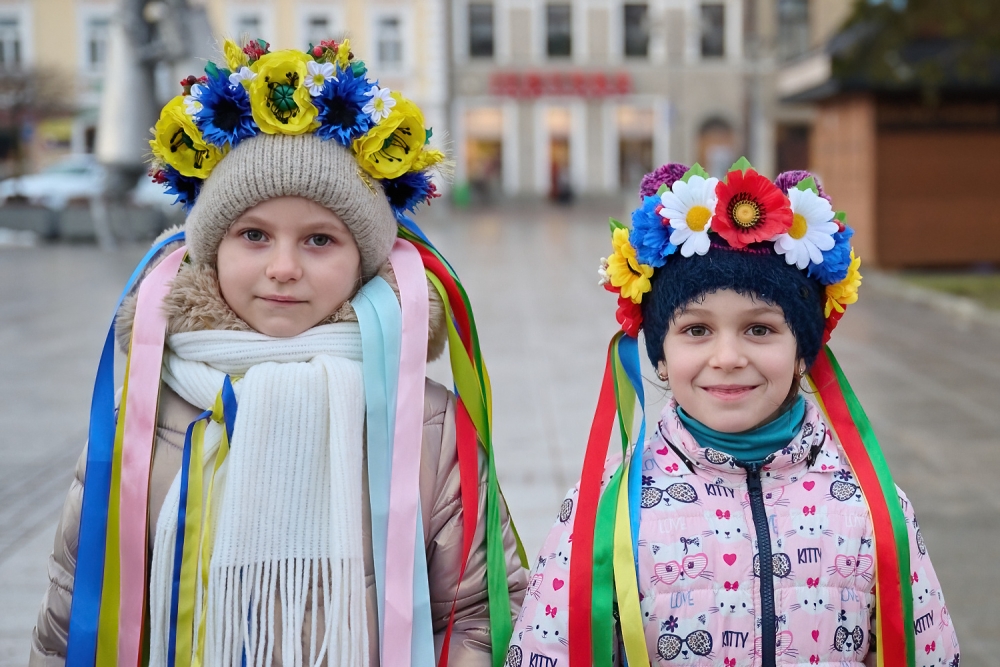 Wiec poparcia dla Ukrainy na nowotarskim Rynku (zdjęcia)