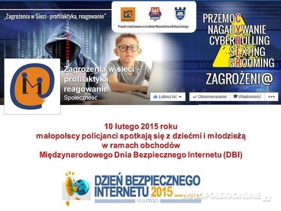 Dzień Bezpiecznego Internetu - zajęcia dla małopolskich uczniów
