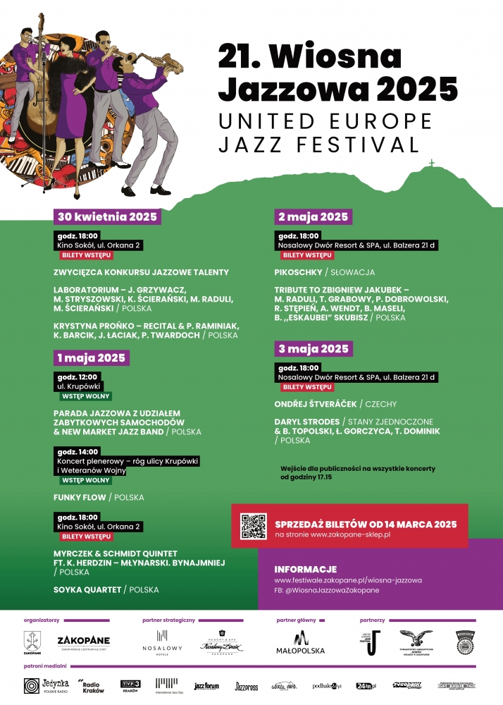 21. WIOSNA JAZZOWA 2025 UNITED EUROPE JAZZ FESTIVAL