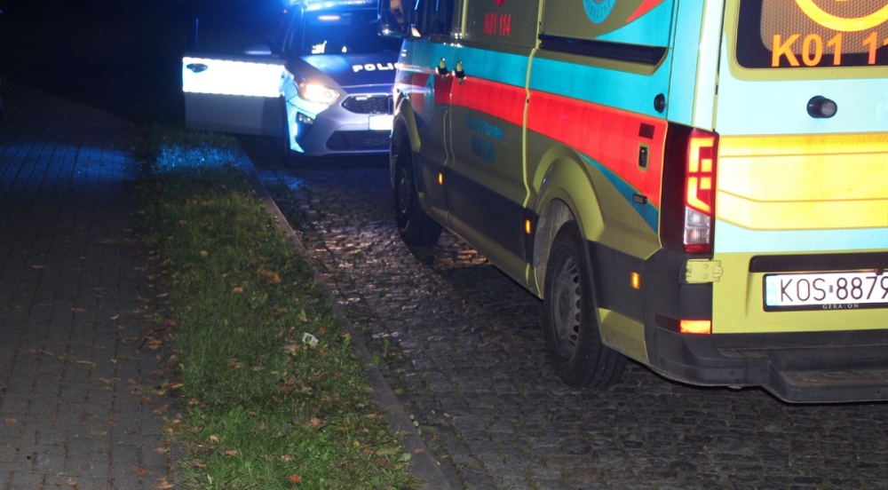 Jechał slalomem. Okazało się, że doznał udaru