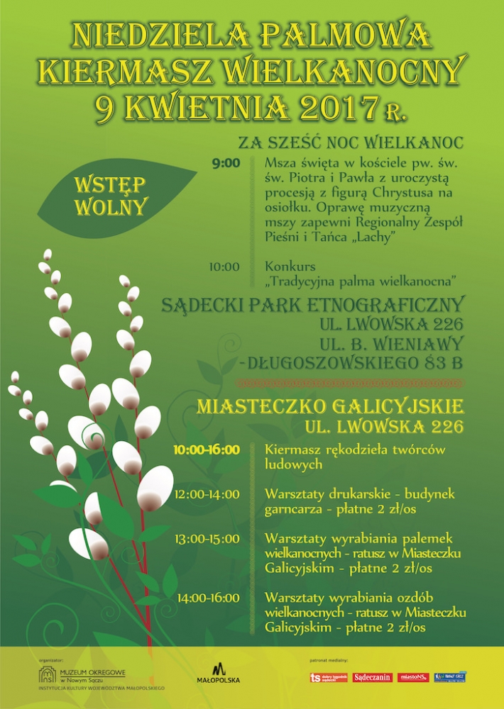 Niedziela Palmowa i Kiermasz Wielkanocny w Miasteczku Galicyjskim