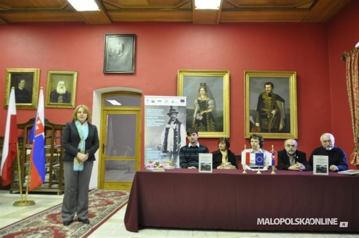 Promocja polsko - słowackiej publikacji na zamku w Kieżmarku