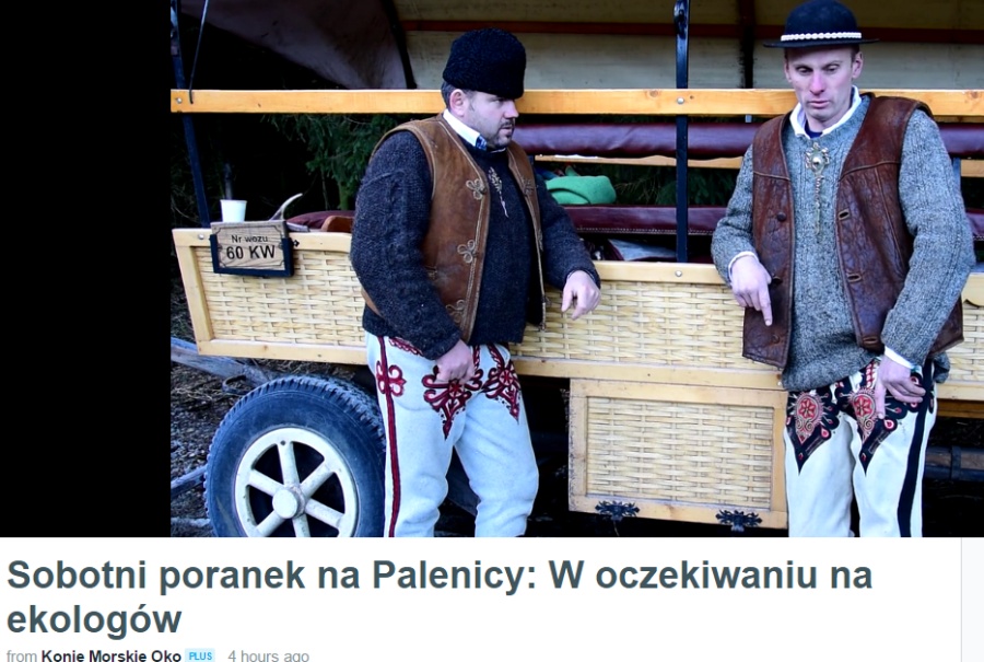 Fiakrzy nagrali zabawny filmik jak czekają na protest ekologów